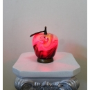 y14355  燈飾系列 - 桌燈 - 紅色玻璃蘋果桌燈